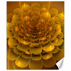 Yellow Flower Canvas 8  X 10  by Simbadda