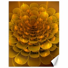 Yellow Flower Canvas 12  X 16   by Simbadda