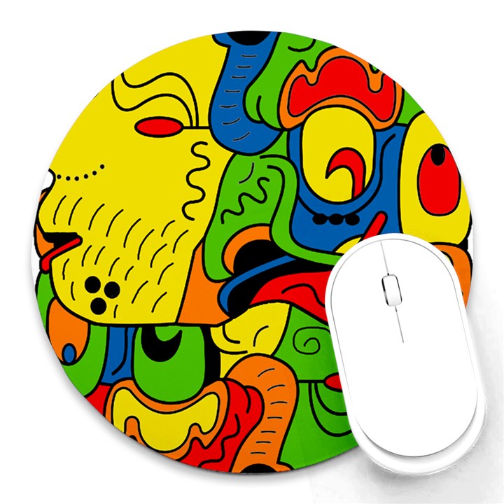 Mexico Round Mousepads