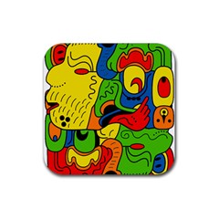 Mexico Rubber Coaster (square)  by Valentinaart