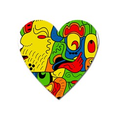 Mexico Heart Magnet by Valentinaart