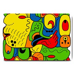 Mexico Large Doormat  by Valentinaart