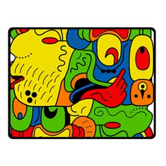 Mexico Double Sided Fleece Blanket (small)  by Valentinaart