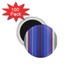 Colorful Stripes 1 75  Magnets (100 Pack)  by Simbadda