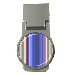 Colorful Stripes Money Clips (round)  by Simbadda