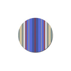 Colorful Stripes Golf Ball Marker (10 Pack) by Simbadda