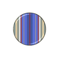 Colorful Stripes Hat Clip Ball Marker (10 Pack) by Simbadda