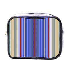 Colorful Stripes Mini Toiletries Bags by Simbadda