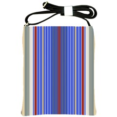 Colorful Stripes Shoulder Sling Bags by Simbadda