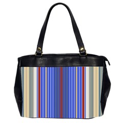 Colorful Stripes Office Handbags (2 Sides)  by Simbadda