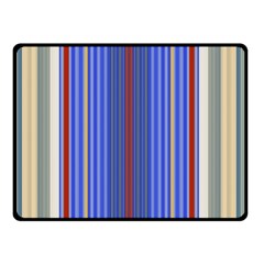 Colorful Stripes Double Sided Fleece Blanket (small)  by Simbadda