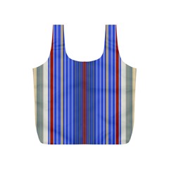 Colorful Stripes Full Print Recycle Bags (s)  by Simbadda