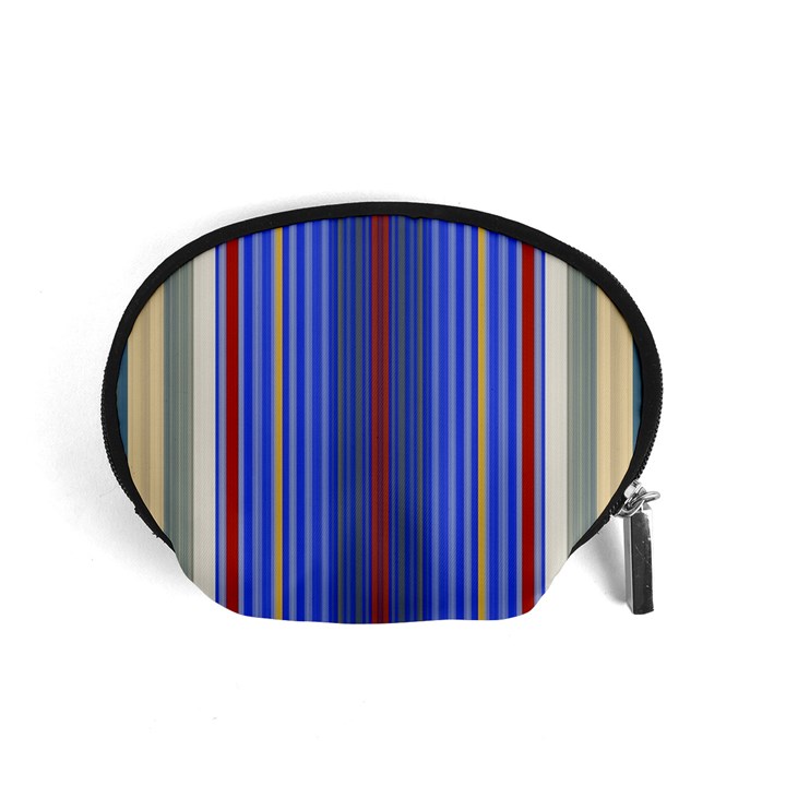 Colorful Stripes Accessory Pouches (Small) 