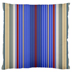 Colorful Stripes Standard Flano Cushion Case (one Side) by Simbadda