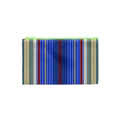 Colorful Stripes Cosmetic Bag (xs) by Simbadda