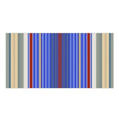 Colorful Stripes Satin Shawl by Simbadda