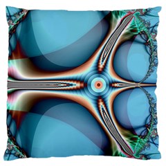 Fractal Beauty Standard Flano Cushion Case (one Side) by Simbadda