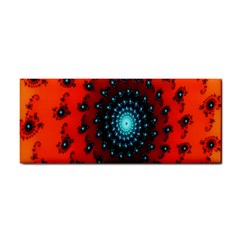 Red Fractal Spiral Cosmetic Storage Cases by Simbadda