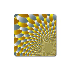 Fractal Spiral Square Magnet by Simbadda