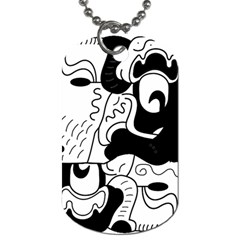 Mexico Dog Tag (two Sides) by Valentinaart