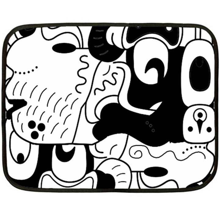 Mexico Double Sided Fleece Blanket (Mini) 