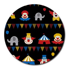 Circus  Round Mousepads by Valentinaart