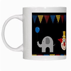 Circus  White Mugs by Valentinaart