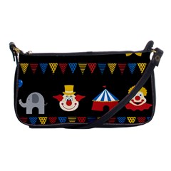 Circus  Shoulder Clutch Bags by Valentinaart