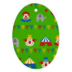 Circus Ornament (oval) by Valentinaart