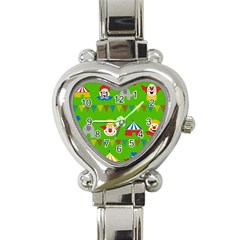 Circus Heart Italian Charm Watch by Valentinaart