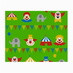 Circus Small Glasses Cloth (2-side) by Valentinaart