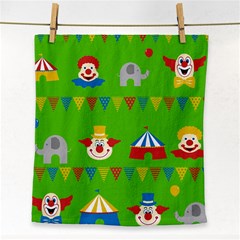 Circus Face Towel by Valentinaart