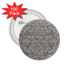 Silver Tropical Print 2 25  Buttons (100 Pack)  by dflcprints