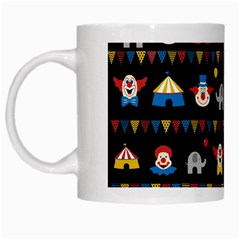 Circus White Mugs by Valentinaart