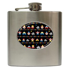 Circus Hip Flask (6 Oz) by Valentinaart