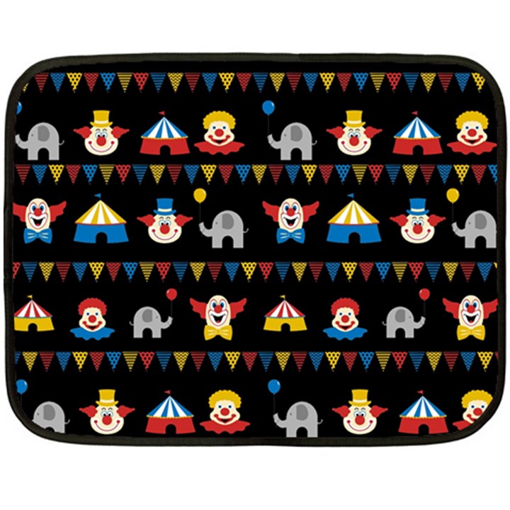 Circus Double Sided Fleece Blanket (Mini) 