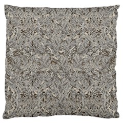 Silver Tropical Print Standard Flano Cushion Case (one Side) by dflcprints