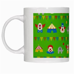 Circus White Mugs by Valentinaart