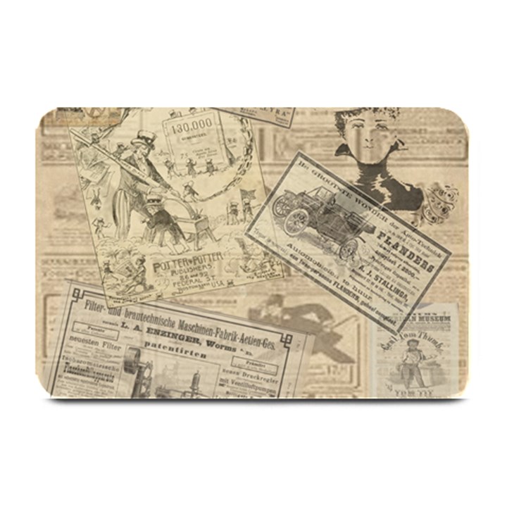 Vintage newspaper  Plate Mats