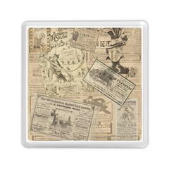 Vintage Newspaper  Memory Card Reader (square)  by Valentinaart