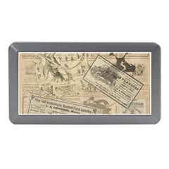 Vintage Newspaper  Memory Card Reader (mini) by Valentinaart