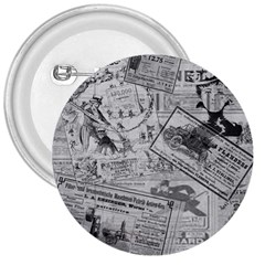 Vintage newspaper  3  Buttons