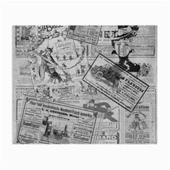 Vintage newspaper  Small Glasses Cloth (2-Side)