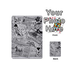 Vintage newspaper  Playing Cards 54 (Mini) 