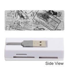 Vintage newspaper  Memory Card Reader (Stick) 