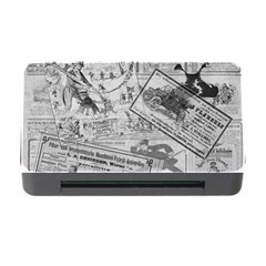 Vintage Newspaper  Memory Card Reader With Cf by Valentinaart