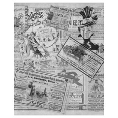 Vintage newspaper  Drawstring Bag (Small)