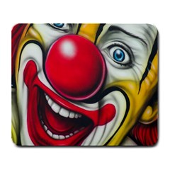 Clown Large Mousepads by Valentinaart