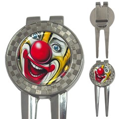 Clown 3-in-1 Golf Divots by Valentinaart