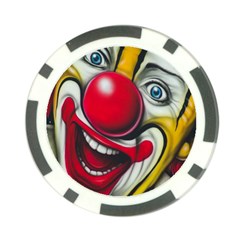 Clown Poker Chip Card Guard by Valentinaart